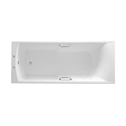 Roca Almeria 1700 x 700mm Single Ended Bath with Grips - Unbeatable Bathrooms