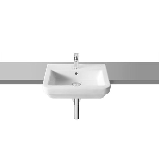 Roca Dama-N 520mm 1TH Semi-Recessed Basin - Unbeatable Bathrooms