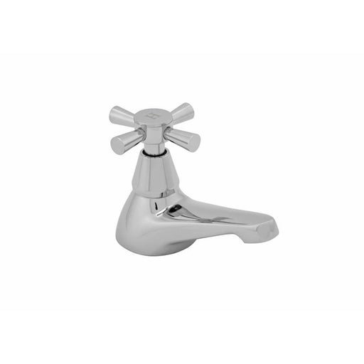 Roca Danube Cross Pair of Bath Pillar Taps - Unbeatable Bathrooms