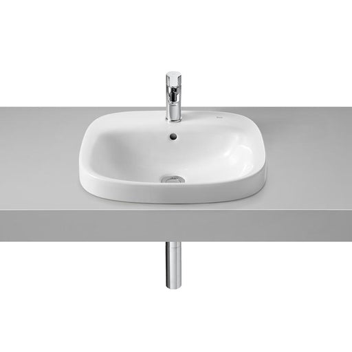 Roca Debba 500mm 1TH Counter Inset Basin - Unbeatable Bathrooms