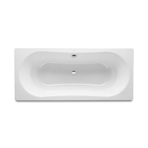 Roca Duo Plus 1800 x 800mm Double Ended Bath with Anti-Slip - Unbeatable Bathrooms