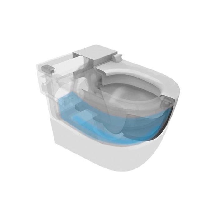 Roca In-Tank Back-To-Wall Toilet with Integrated Cistern - Unbeatable Bathrooms