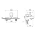 Roca L20 Deck-Mounted Bath-Shower Mixer with Handset, Hose and Bracket - Unbeatable Bathrooms