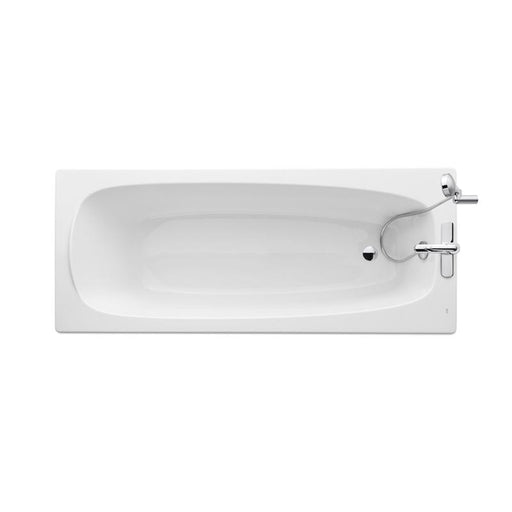 Roca Malaga 1700 x 700mm Single Ended Bath with Lowered Overflow - Unbeatable Bathrooms