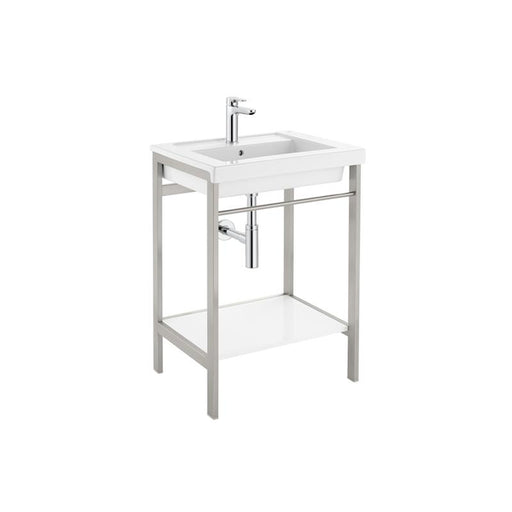 Roca Prisma 600/900/1200mm Metal Structure Vanity Unit - Floor Standing with Integrated Towel Rail - Unbeatable Bathrooms