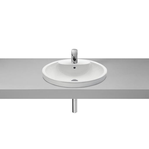 Roca Senso 580mm 1TH Counter Inset Basin - Unbeatable Bathrooms