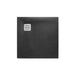 Roca Terran Square Frameless Resin Shower Tray - Black - Unbeatable Bathrooms