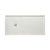 Roca Terran Rectangle Resin Shower Tray with Frame - Off-White - Unbeatable Bathrooms