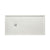 Roca Terran Rectangle Resin Shower Tray with Frame - Off-White - Unbeatable Bathrooms