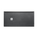 Roca Terran Rectangle Resin Shower Tray with Frame - Slate - Unbeatable Bathrooms