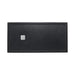 Roca Terran Rectangle Resin Shower Tray with Frame - Black - Unbeatable Bathrooms