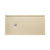 Roca Terran Rectangle Resin Shower Tray with Frame - Cream - Unbeatable Bathrooms