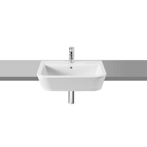 Roca The Gap 560mm 1TH Semi-Recessed Basin - Unbeatable Bathrooms