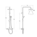 Roca Victoria-T Wall-Mounted Thermostatic Shower Column - Unbeatable Bathrooms