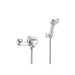 Roca Victoria Wall-Mounted Bath-Shower Mixer with Handset, Hose and Bracket - Unbeatable Bathrooms