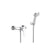 Roca Victoria Wall-Mounted Shower Mixer with Handset, Hose and Bracket - Unbeatable Bathrooms