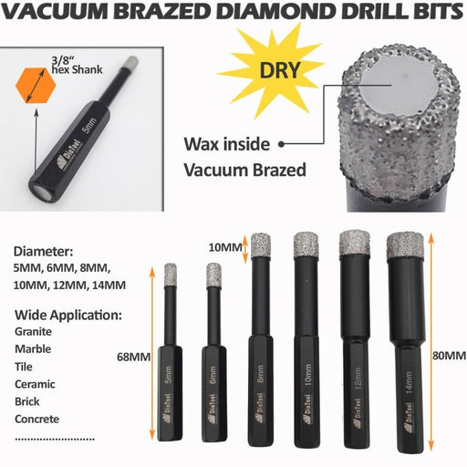 Wax Diamond Drill Bits - Unbeatable Bathrooms
