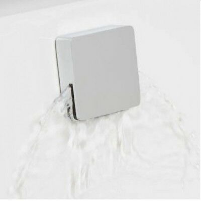 RAK Square Freeflow Overflow Bath Filler Tap & Click Clack Waste - Chrome - Unbeatable Bathrooms