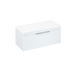 Britton Shoreditch 1000mm Vanity Unit - Wall Hung 1 Drawer Unit with White Worktop (No Basin) - Unbeatable Bathrooms