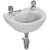 Armitage Shanks Sandringham 21 35cm Handrinse Basin, Two Tapholes, No Overflow, No Chain Hole - Unbeatable Bathrooms