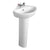 Armitage Shank Sandringham 21 50cm Pedestal Basin -One Taphole with Overflow No Chainstay Hole - Unbeatable Bathrooms