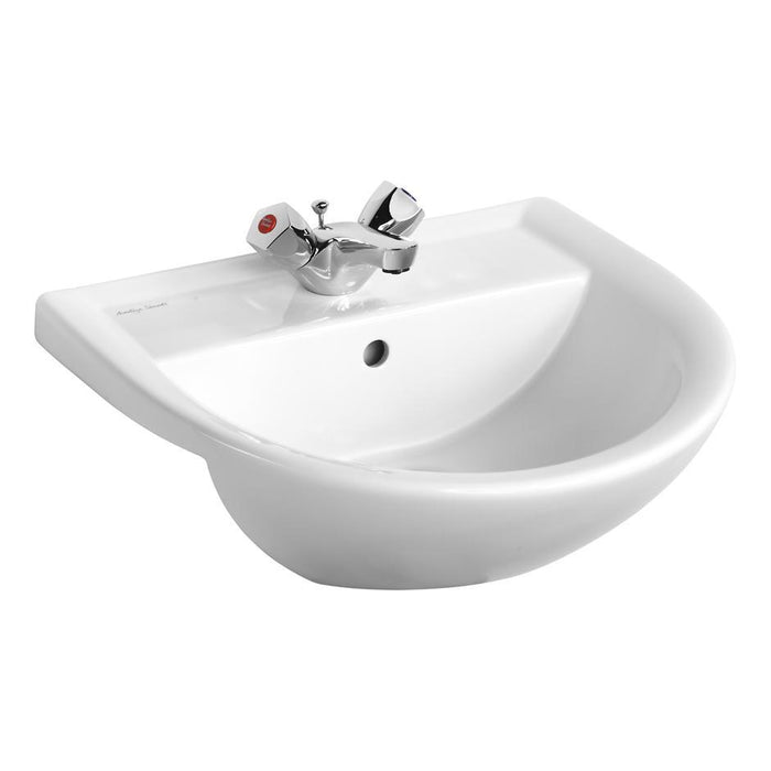 Armitage Shanks Sandringham 21 50cm Semi-Countertop Basin - One Taphole - Unbeatable Bathrooms