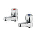 Armitage Shanks Sandringham 21 50cm Semi-Countertop Basin, Two Tapholes, No Chain Hole - Unbeatable Bathrooms