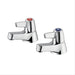 Armitage Shanks Sandringham 21 Bath Pillar Taps, Lever Handles - Unbeatable Bathrooms
