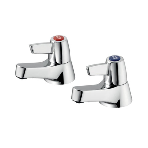 Armitage Shanks Sandringham 21 Bath Pillar Taps, Lever Handles - Unbeatable Bathrooms