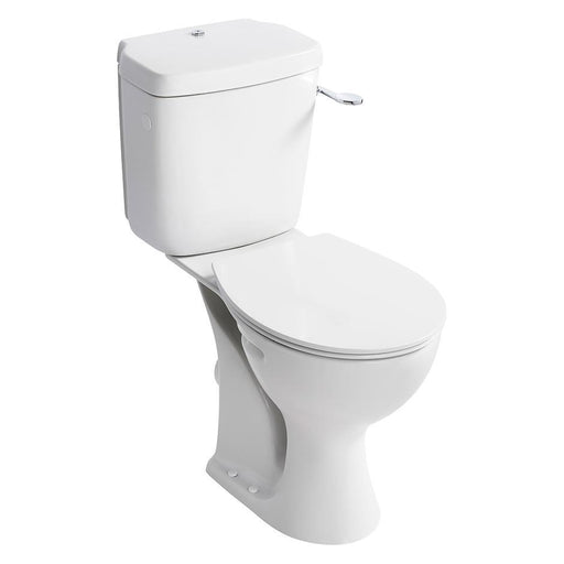 Armitage Shanks Sandringham 21 Raised Height Close Coupled Toilet with Horizontal Outlet - Unbeatable Bathrooms