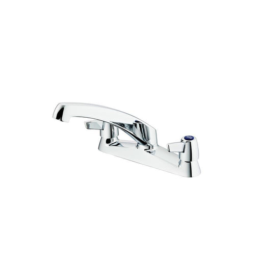 Armitage Shanks Sandringham Sink Filler 2 Taphole Dualflow Swivel Spout, Lever Handles - Unbeatable Bathrooms