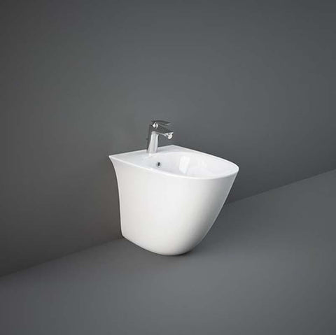 RAK Sensation 52cm Floor Standing Bidet with Hidden Fixations - Unbeatable Bathrooms