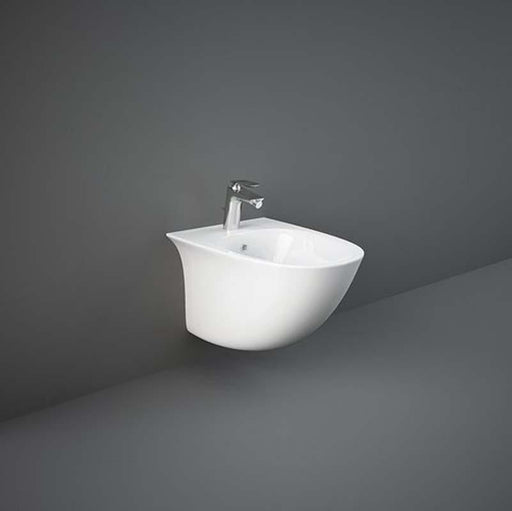 RAK Sensation 52cm Wall Hung Bidet with Hidden Fixations - Unbeatable Bathrooms