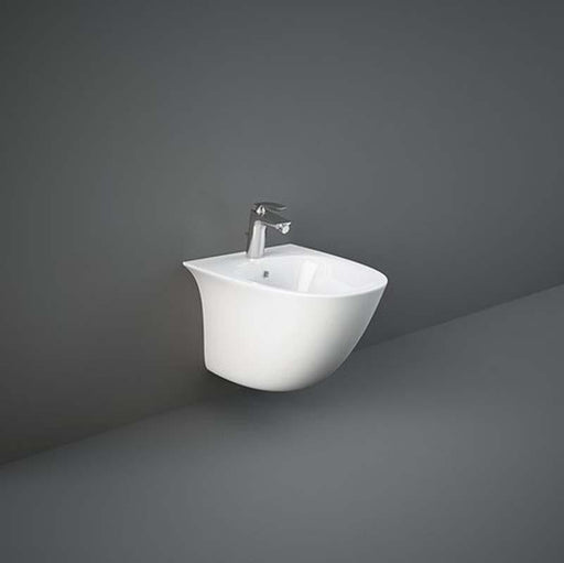 RAK Sensation 48cm Wall Hung Bidet with Hidden Fixations - Unbeatable Bathrooms