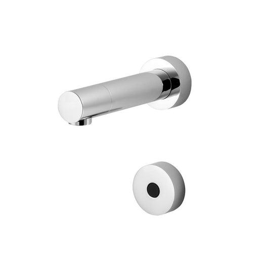 Armitage Shanks Sensorflow 21 Tubular Panel Mounted 150mm Projection Spout Anti Splash or Aerated Outlet Remote Panel Sensor, Copper Tube Inlets, Battery - Unbeatable Bathrooms