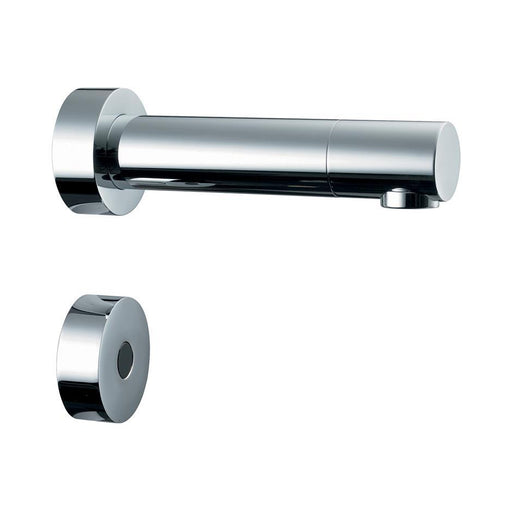 Armitage Shanks Sensorflow 21 Tubular Panel Mounted 150mm Projection Spout Anti Splash or Aerated Outlet Remote Panel Sensor, Copper Tube Inlets, Mains - Unbeatable Bathrooms