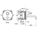 Armitage Shanks Sensorflow Wave Thermostatic Basin Mixer Built-In 230mm Spout With Set Temperature - Unbeatable Bathrooms