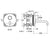 Armitage Shanks Sensorflow Wave Thermostatic Basin Mixer Built-In 230mm Spout With Set Temperature - Unbeatable Bathrooms