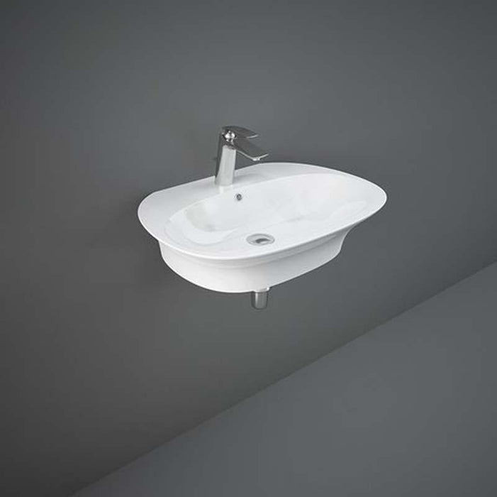 RAK Sensation 1TH Round Wall Hung Basin (Various Sizes) - Unbeatable Bathrooms