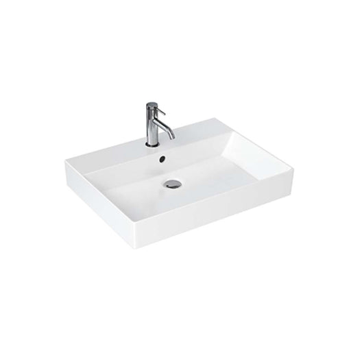 Britton Shoreditch 60/70/85/100cm Rectangle Countertop Basin - 0 & 1TH - Unbeatable Bathrooms