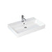 Britton Shoreditch 60/70/85/100cm Rectangle Countertop Basin - 0 & 1TH - Unbeatable Bathrooms
