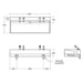 Armitage Shanks Silhouette 1200mm 2 Person Washtrough with Waste - Unbeatable Bathrooms
