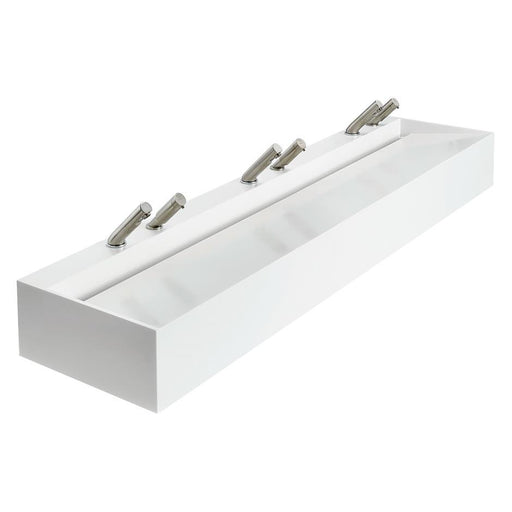 Armitage Shanks Silhouette 1800mm 3 Person Washtrough with Waste - Unbeatable Bathrooms