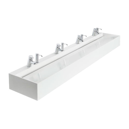 Armitage Shanks Silhouette Configurable Washtrough with Waste - Unbeatable Bathrooms