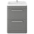 Hudson Reed Solar 600/800mm Vanity Unit - Floor Standing 2 Drawer Unit with Basin - Unbeatable Bathrooms