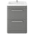 Hudson Reed Solar Cool 600/800mm Vanity Unit - Floor Standing 2 Drawer Unit with Basin - Unbeatable Bathrooms