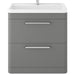 Hudson Reed Solar 600/800mm Vanity Unit - Floor Standing 2 Drawer Unit with Basin - Unbeatable Bathrooms