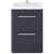 Hudson Reed Solar Cool 600/800mm Vanity Unit - Floor Standing 2 Drawer Unit with Basin - Unbeatable Bathrooms