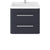 Hudson Reed Solar 600/800mm Vanity Unit - Wall Hung 2 Drawer Unit with Basin - Unbeatable Bathrooms