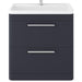 Hudson Reed Solar 600/800mm Vanity Unit - Floor Standing 2 Drawer Unit with Basin - Unbeatable Bathrooms